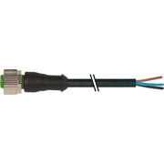 Murrelektronik - Konfektioniertes Sensor-Aktor-Kabel M12-Buchse gerade 7000-12221-6140500 5m 4x0,34qmm sw