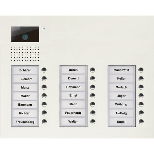 TCS Tür Control - Türstation für Türkommunikation Video color Außenstation V AVU16210-0019 PUK 21 Tasten 3-spal − 1 Stück