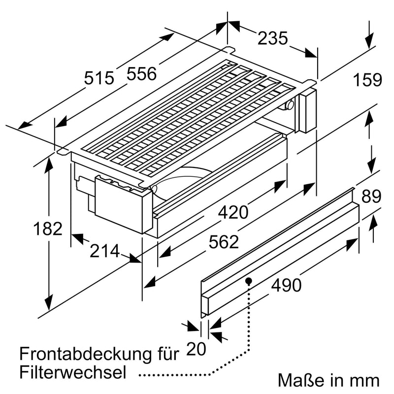 Siemens - Zubehör/Ersatzteile für Dunstabzugshauben Long Life Umluftset LZ11ITD11 extern