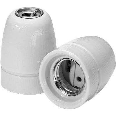 Houben - Lampenfassung Edisonfassung 3-tlg 534833 Porz. ws E27