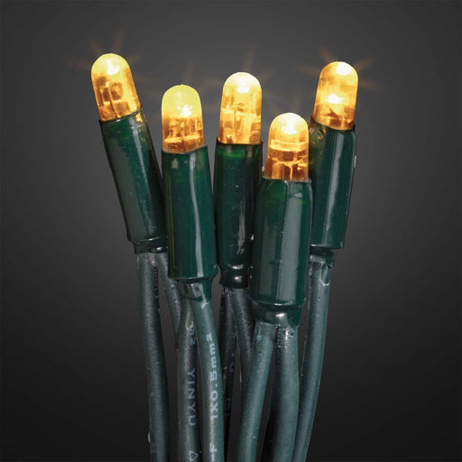 Hellum - Festbeleuchtung LED-Lichterkette 40er ww 555103 verlängerbar grün