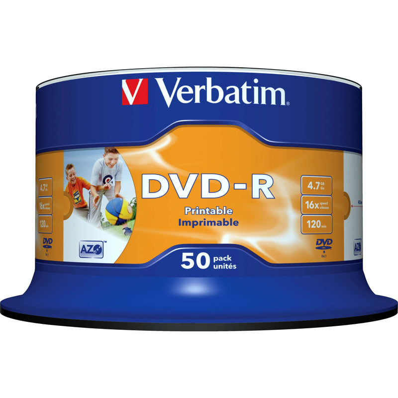 Verbatim - Speichermedium digital DVD-R 43533 (VE50) Cakebox 50 Discs