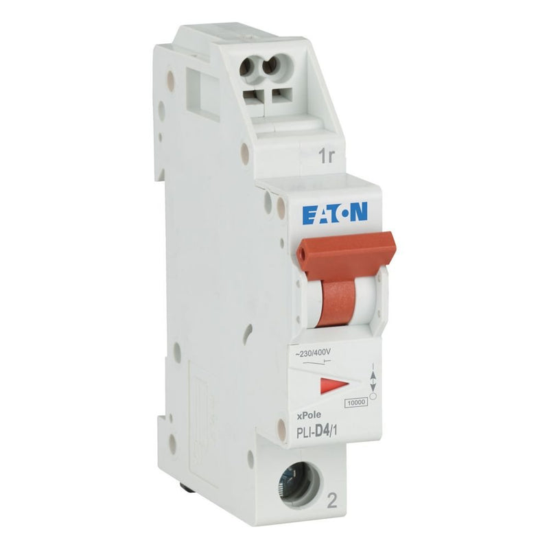 Eaton - Leitungsschutzschalter PLI-D4/1 D 4A, 1p Steckkl