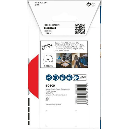 Bosch - Blatt für Oszillierer PRO ACZ 100 BB Blatt für 2608669118 Multifunktionswerkze