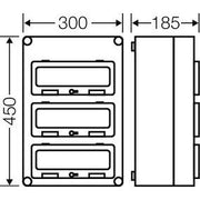 Hensel - Installationskleinverteiler Automatengehäuse Mi 1337 36TE