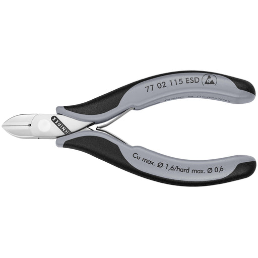 Knipex - Seitenschneider Elektronik-Seitenschneider 77 02 115 ESD ESD, 115mm
