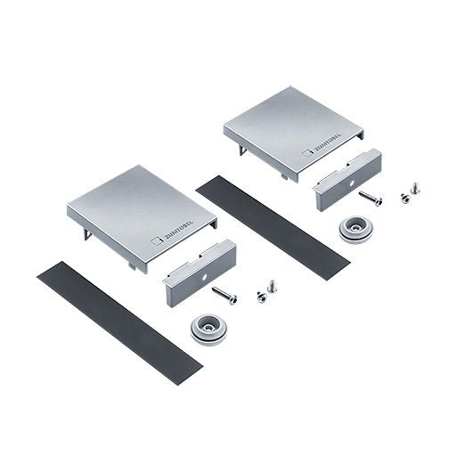 Zumtobel - Mechanisches Zubehör/Ersatzteile für Leuchten Endkappenset SLN2 MSC ECSET BWSSR silber