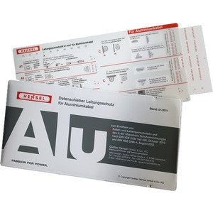 Hensel - Hilfsmittel Elektroplanung Datenschieber-LS Alu 98 17 0711