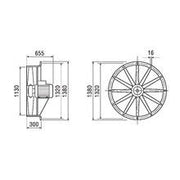 Maico - Wandventilator für Industrie und Gewerbe Wandventilator DAS 112/6