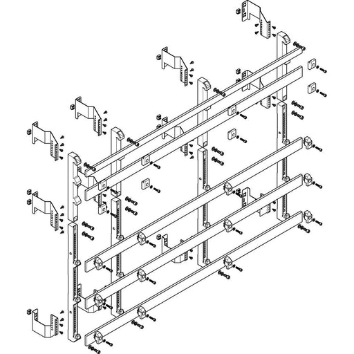 ABN - Verteilerfeld für Installationsverteiler Sammelschienen-Modul MFSC58985 flach 5FB/8RE