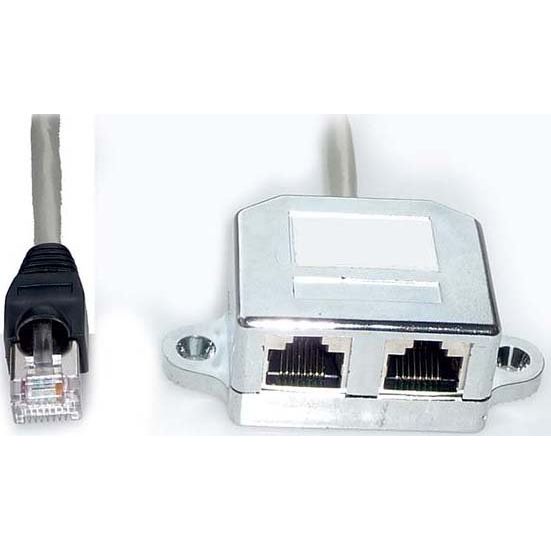 E+P Elektrik - Kommunikationstechnik-Adapter Netzwerkadapter 0,1m CC 309 LOSE Telefon/Ethernet