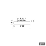 LTS Licht&Leuchten - Decken-/Wandleuchte LED-Leuchte LUNXS301.830.1DALIws 830, DALI