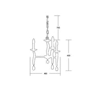 Brumberg Leuchten - Pendelleuchte Krone Girata 00859053 3Lp. E14/40W, chrom