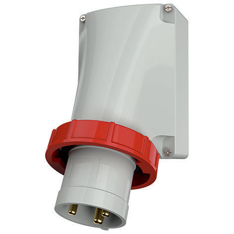 Mennekes - CEE-Gerätestecker (IEC 60309) Wandstecker 1217 63A,3p,9h,400V,IP67