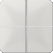 Jung - Abdeckung/Bedienelement für Installationsschalterprogramme Tastensatz 4-fach lgr CD 404 TSA LG komplett − 1 Stück