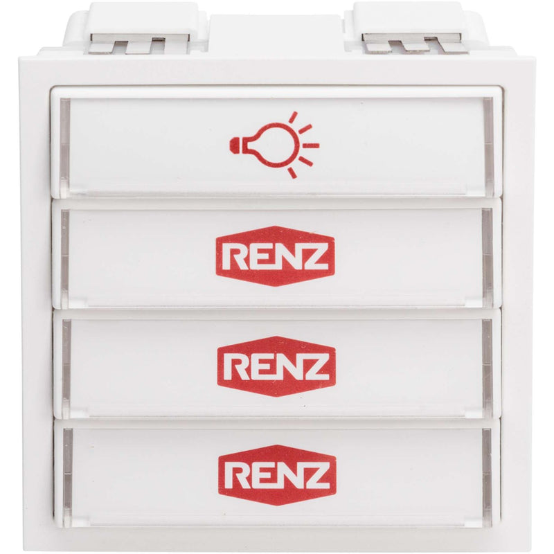 Renz Metallwaren - Funktionsmodul für Türkommunikation Komb.Klingel/Lichtmodul 97-9-85276 ws