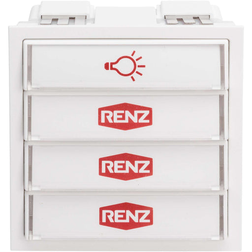 Renz Metallwaren - Funktionsmodul für Türkommunikation Komb.Klingel/Lichtmodul 97-9-85276 ws
