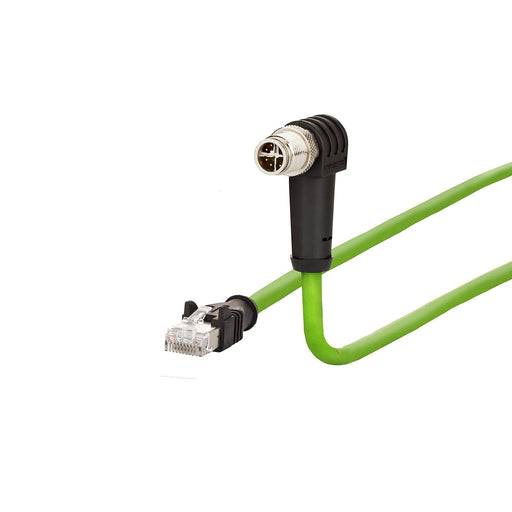 Metz Connect - Patchkabel Kupfer Industrie Verbindungsleitung 142M2X59150 M12, 15m, RJ45 − 10 Stück