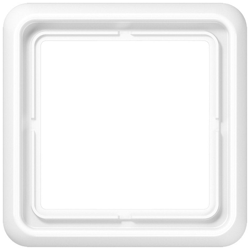 Jung - Abdeckrahmen Rahmen 1-fach aws CD 581 WW waage/senkrecht