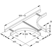 Niedax - T-Stück für Kabelleiter T-Stück KRCT 60.525 F