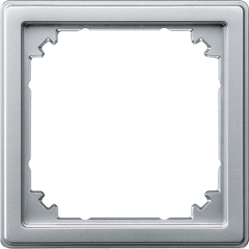Merten - Einsatz/Abdeckung für Kommunikationstechnik Adapter AQUADESIGN, alu 518360 f.System M-Komp