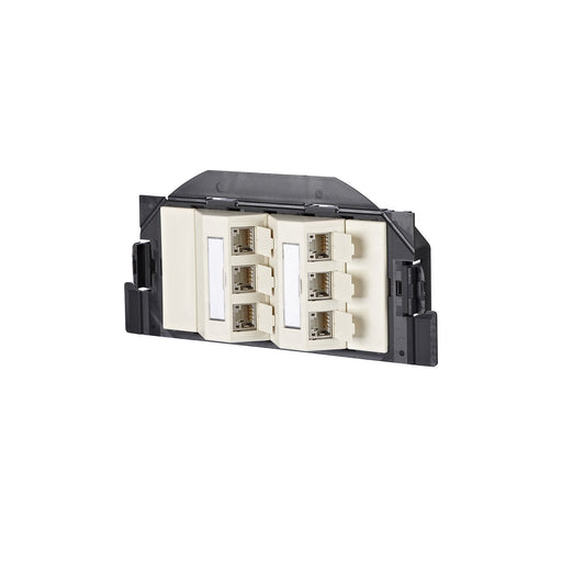 Metz Connect - Kommunikationsanschlussdose Kupfer Unterflurdose C6Amodul 130B11S60201-E 6Port 180 GB2,pws