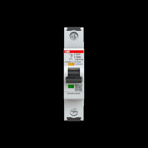 ABB Stotz S&J - Leitungsschutzschalter Sicherungsautomat S301P-Z50 25kA, 50A, 1P