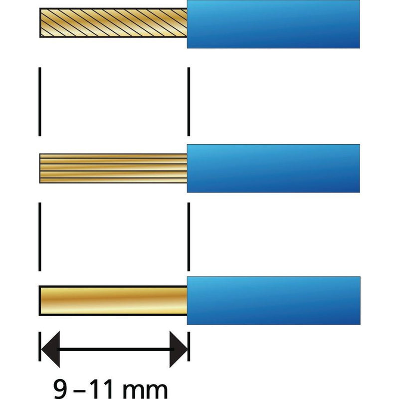 HellermannTyton - Steckklemme HECL-1/1-PA-GY-100ST − 100 Stück