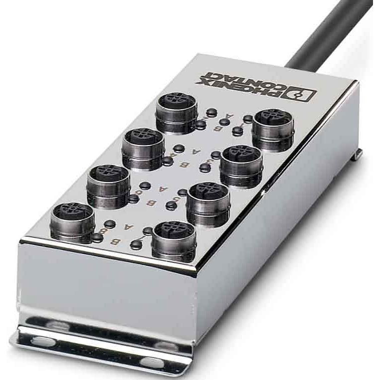 Phoenix Contact - Passiver Sensor-/Aktor-Verteiler (mit Leitung) Sensor-/Aktor-Box SACB-8/16-L #1555554