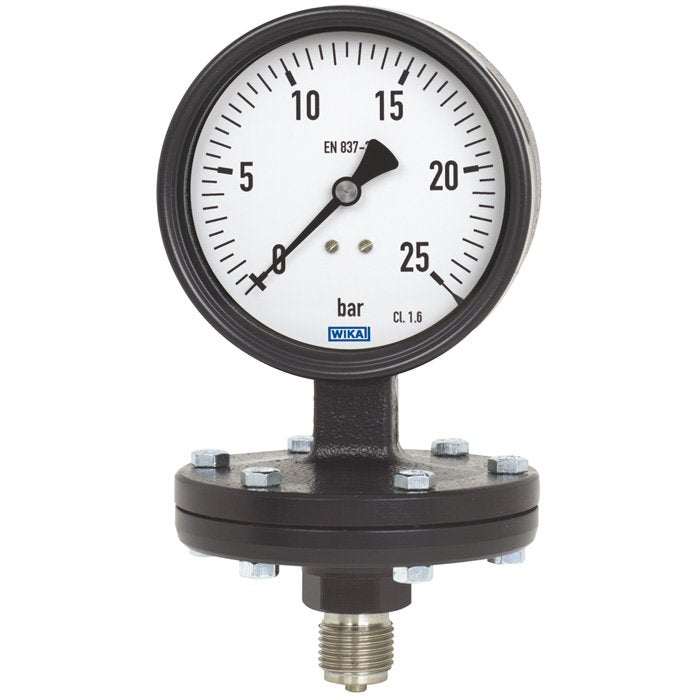 Wika Wiegand - Membranmanometer Plattenfedmano 422.12.100 9062467 Graug-1/+1,5barG1/2B