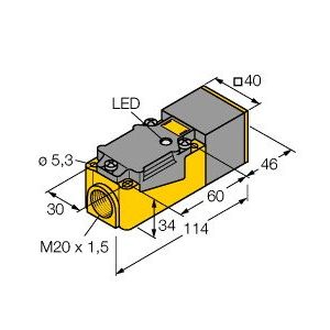 Turck - Induktiver Näherungsschalter Sensor BI15-CP40-AD4X induktiv