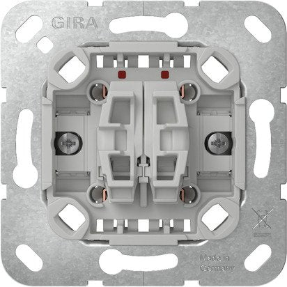 Gira - Installationsschalter Tastschalter 312800 Wechselsch. 2f Eins