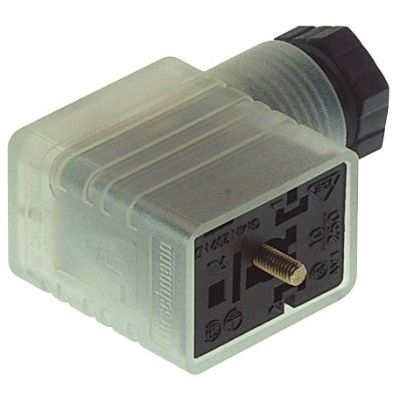 Hirschmann ICON - Ventilstecker (feldkonfektionierbar) Ventilstecker GMNL209NJ LED24YE sw 4,5-7mm − 50 Stück