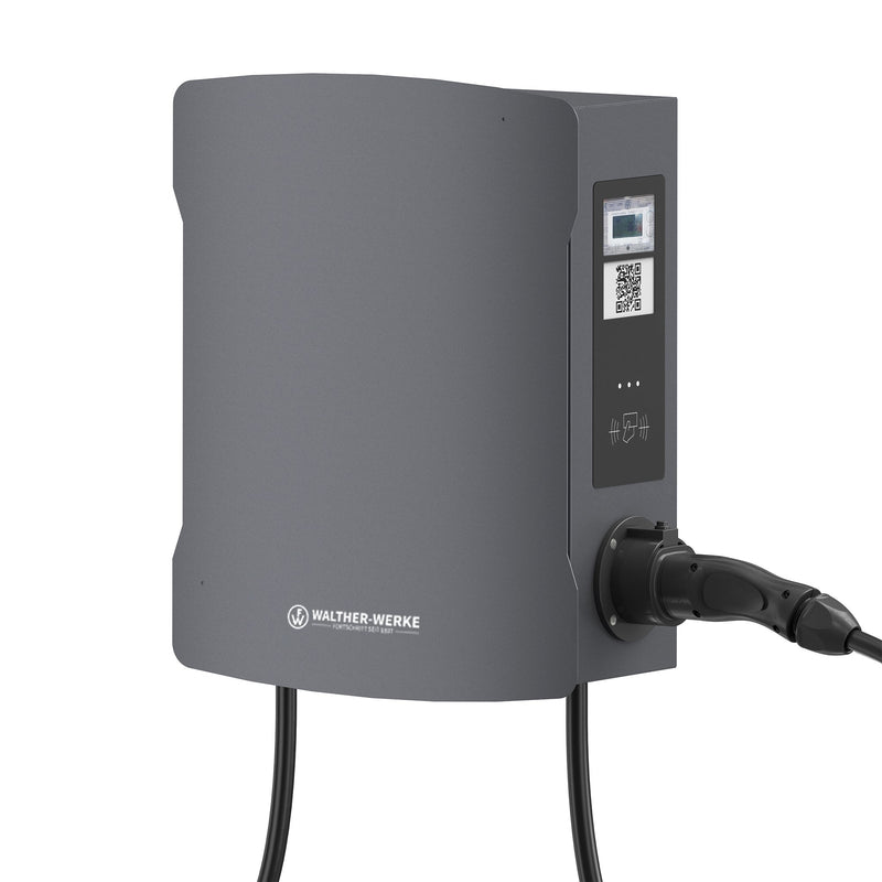 WaltherWerkeE-Mobil - Ladestation E-Mobility Wallbox smartEVO duo con+ 98604714E 2 Ladekuppl.max.11kW