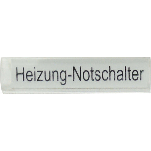 Panasonic - Bezeichnungsmaterial für Installationsschalterprogramme Beschriftungsset 90591301-DE Heizung Notschalter