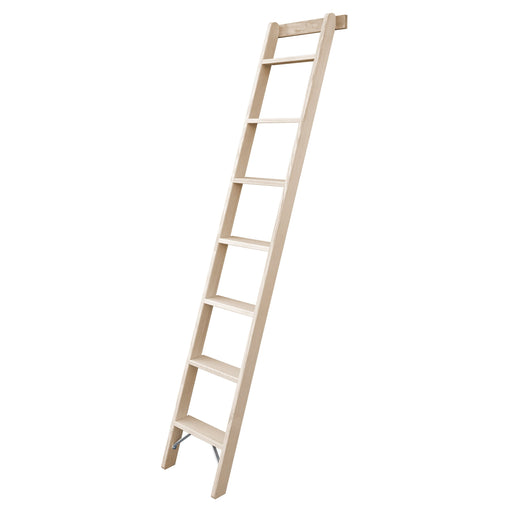 ILLER-LEITER - Stufenleiter Stufenanlegeleiter Holz 2507-7 Industrie, 7 Stufen