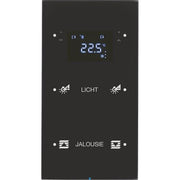Berker - Bussystem-Tastsensor Touchsensor 2fach 75642155 Glas schwarz
