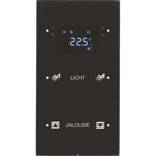Berker - Bussystem-Tastsensor Touchsensor 2fach 75642155 Glas schwarz