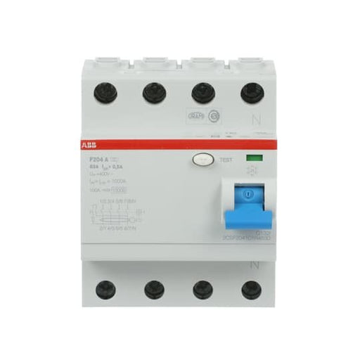 ABB Stotz S&J - Fehlerstrom-Schutzschalter FI-Schutzschalter F204A-63/0,5 63/0,5A 4p