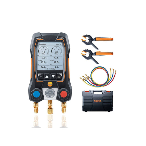 Testo - Differenzdruckmeßgerät Monteurhilfe 0564 5503 testo 550s Smart Set