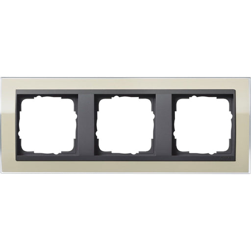 Gira - Abdeckrahmen 3fach 0213778 klar sand