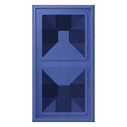 Jung - Abdeckrahmen Rahmen 2-fach LC 982 206 bleu outremer 31