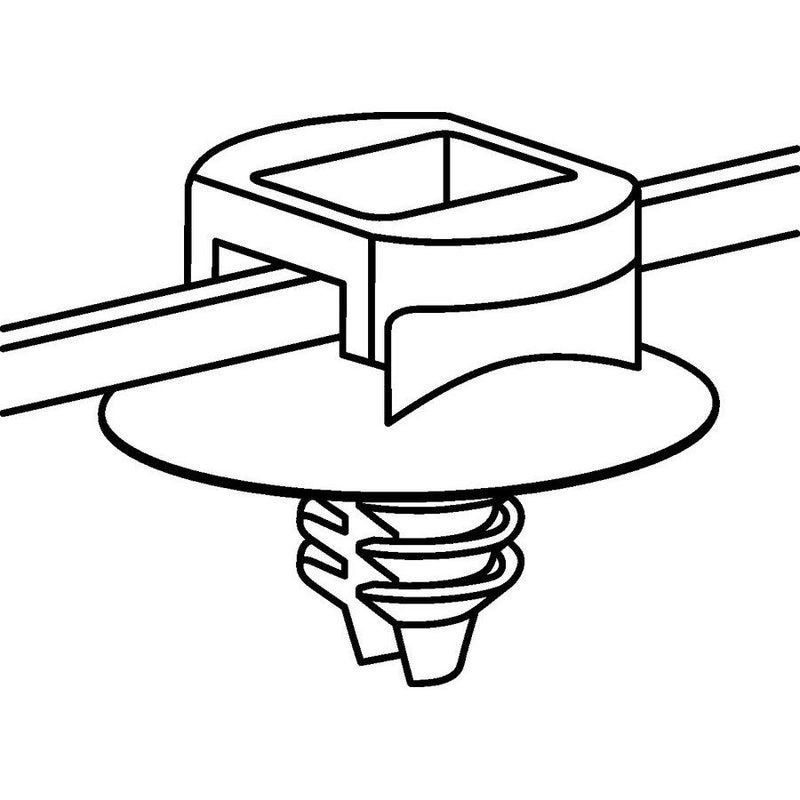 HellermannTyton - Kabelbinder Befestigungsbinder T30RFT5-PA46-GY(500) − 500 Stück