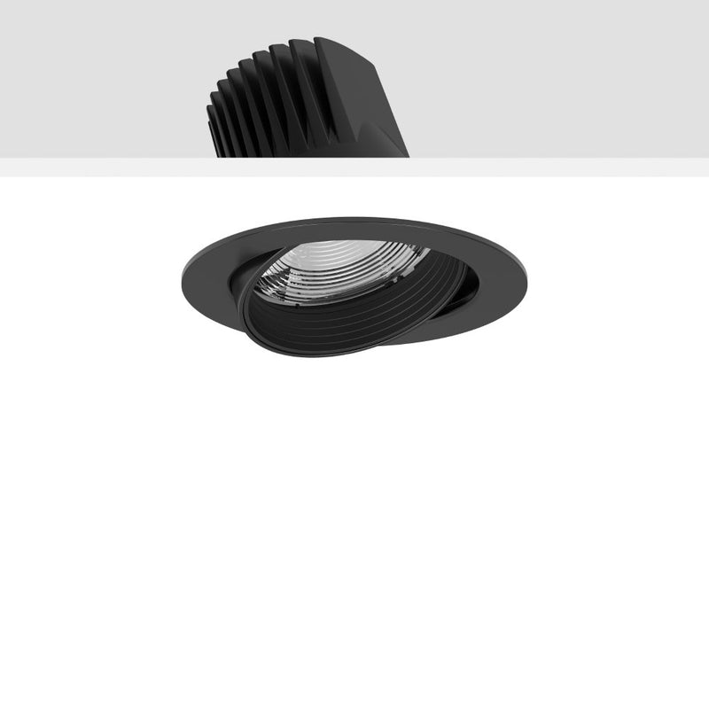 RZB - Downlight/Strahler/Flutlicht LED-Einbaustrahler 911646.003.1.76 940, DALI, schwarz