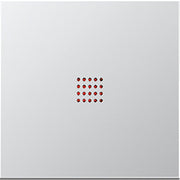 Jung - Abdeckung/Bedienelement für Installationsschalterprogramme Wippe alu AL 2990 KO2 für Kontrollschalter