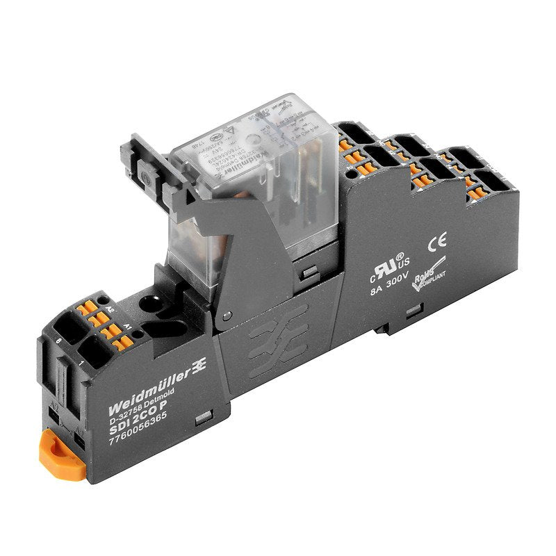 Weidmüller - Schaltrelais Koppelrelais 24VAC DRIKITP 24VAC 2CO LD 2 Wechsler − 10 Stück
