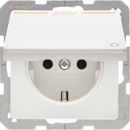 Berker - Steckdose SCHUKO 47516049 m.Klappdeckel Q.1 po