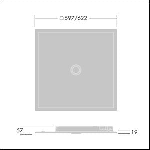 Thorn - Decken-/Wandleuchte LED-Einbauleuchte OP2 3000- #96633088 4000K