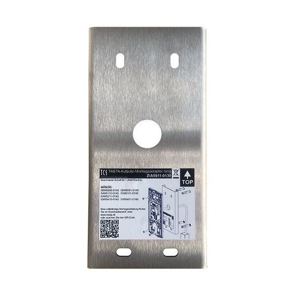 TCS Tür Control - Montageelement für Innenstation für Türkommunikation TASTA Montageadapter ZIA5011-0130 Aufputz