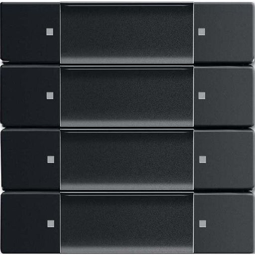 Busch-Jaeger - Sender/Fernbedienung für Installationsschalterprogramme Wandsender 6737/01-885 schwarz matt
